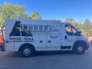 Hugg & Hall Equipment Company Dock & Door Division Truck